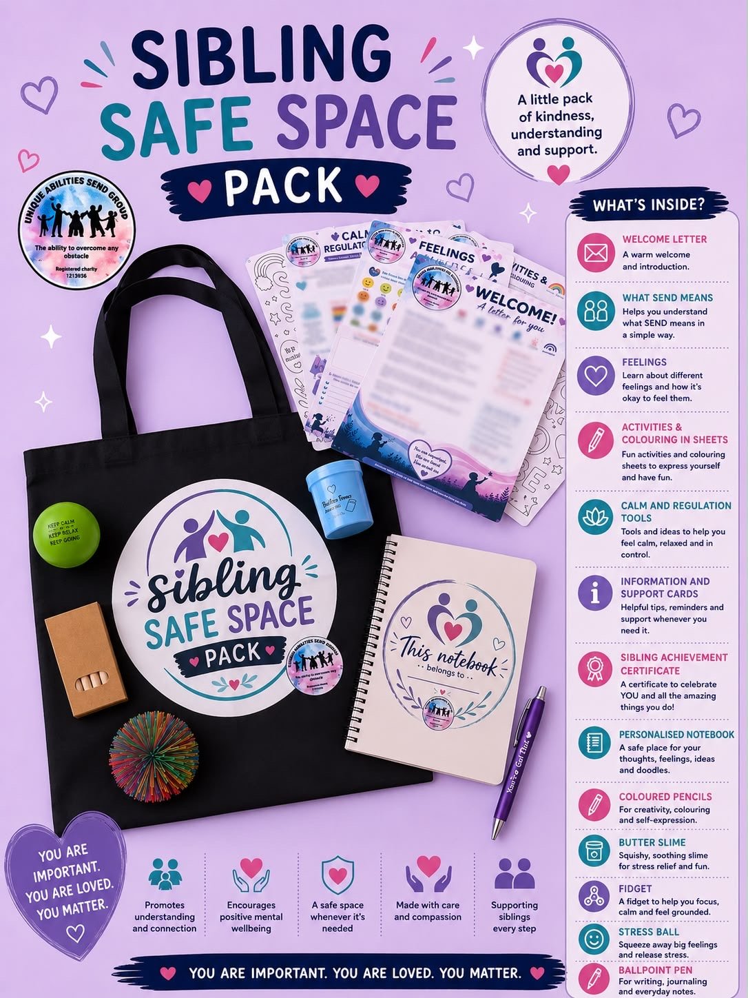 Unique Abilities Sibling Safe Space Pack